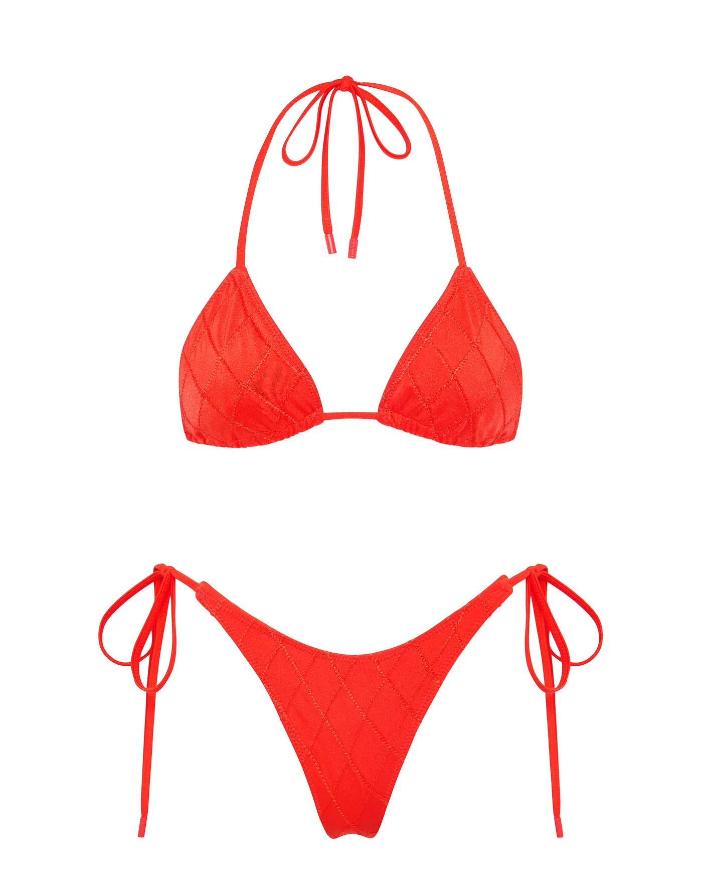 VINCA - VISS Red Triangle Bikini Set