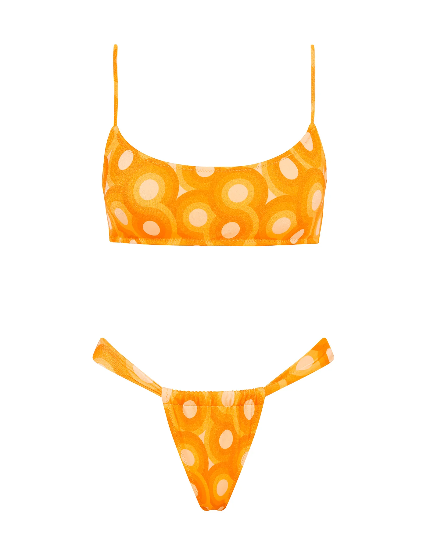 MICA - TANGERINE Scoop Bikini Set