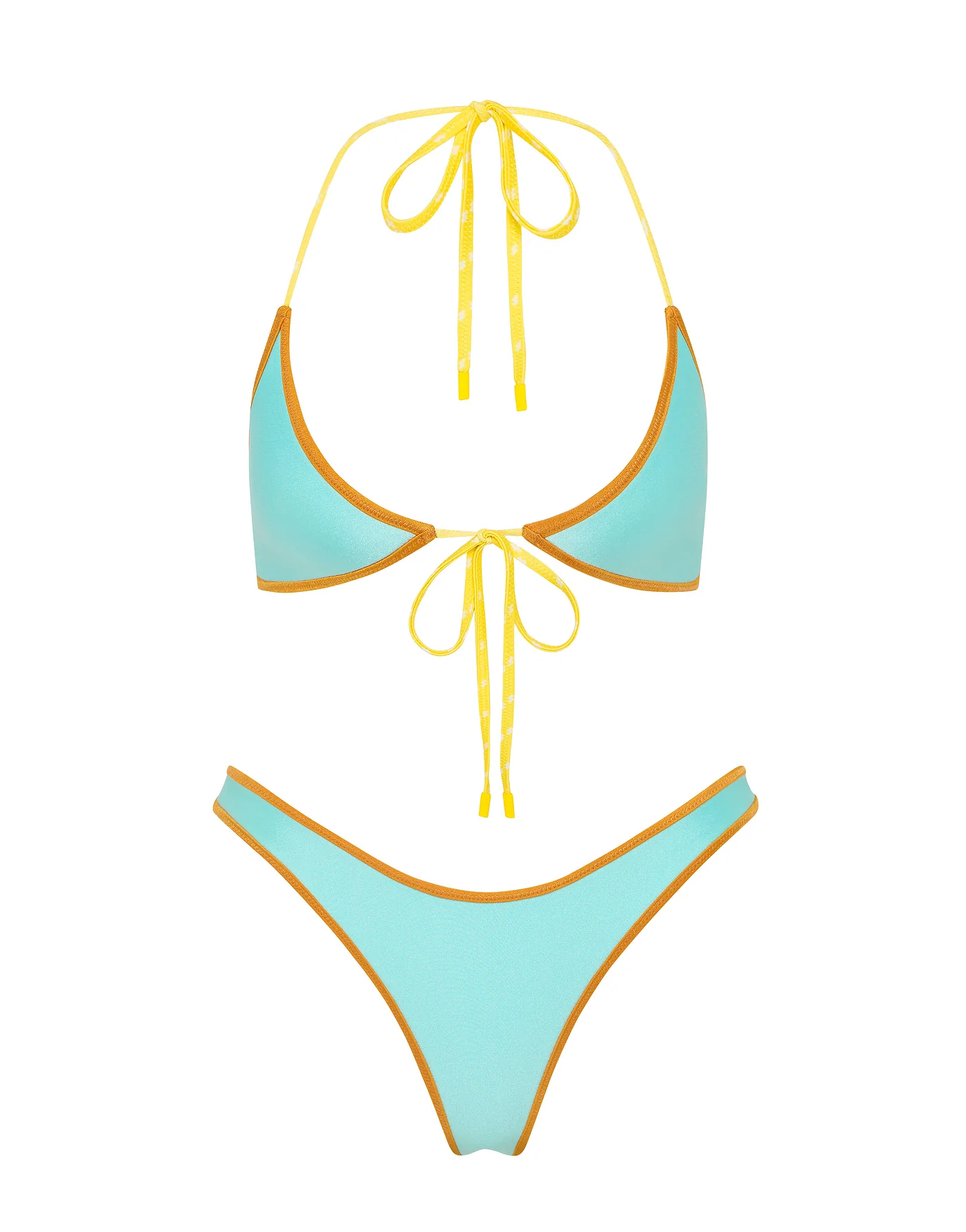SOFI - ROQUE Neoprene Halter Bikini Set