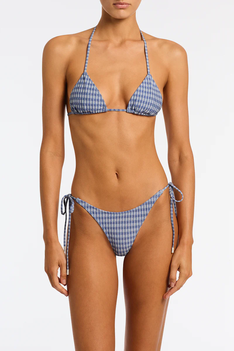 VINCA - LOKO Sparkle Triangle Bikini Set