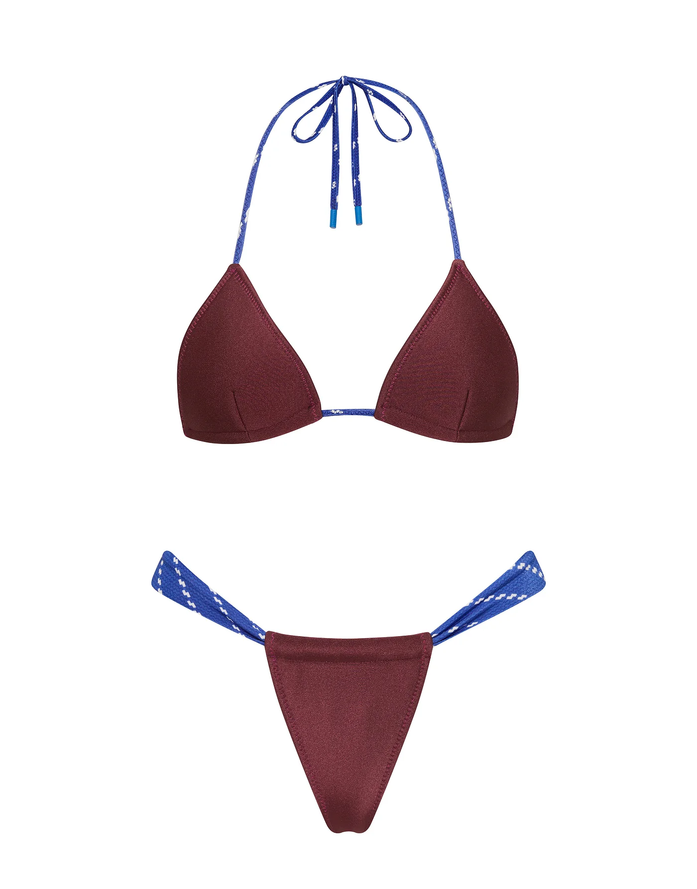 VINCA - FARO Neoprene Triangle Bikini Set