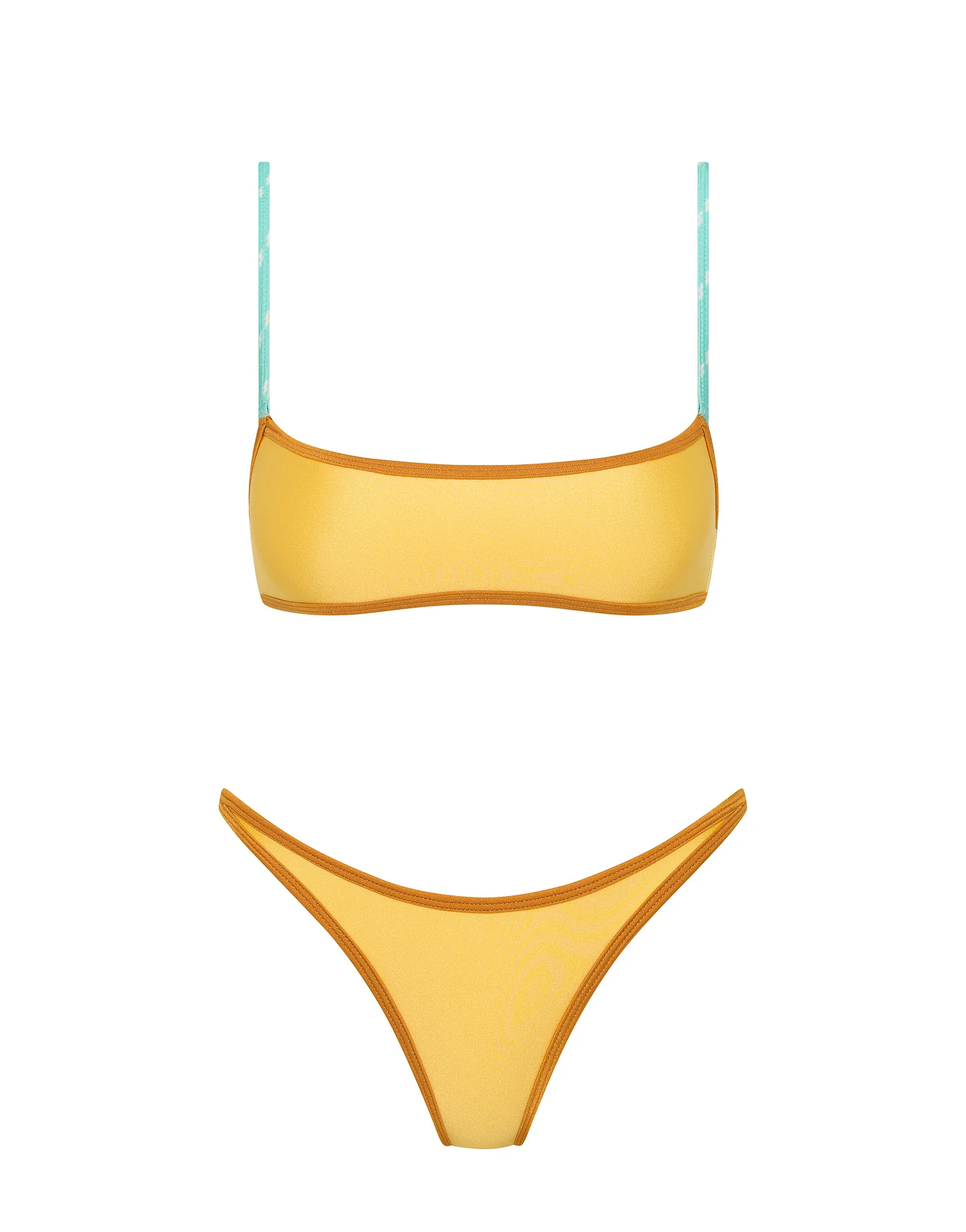 MIMA - CANARY CRUSH Neoprene Crop Bikini Set