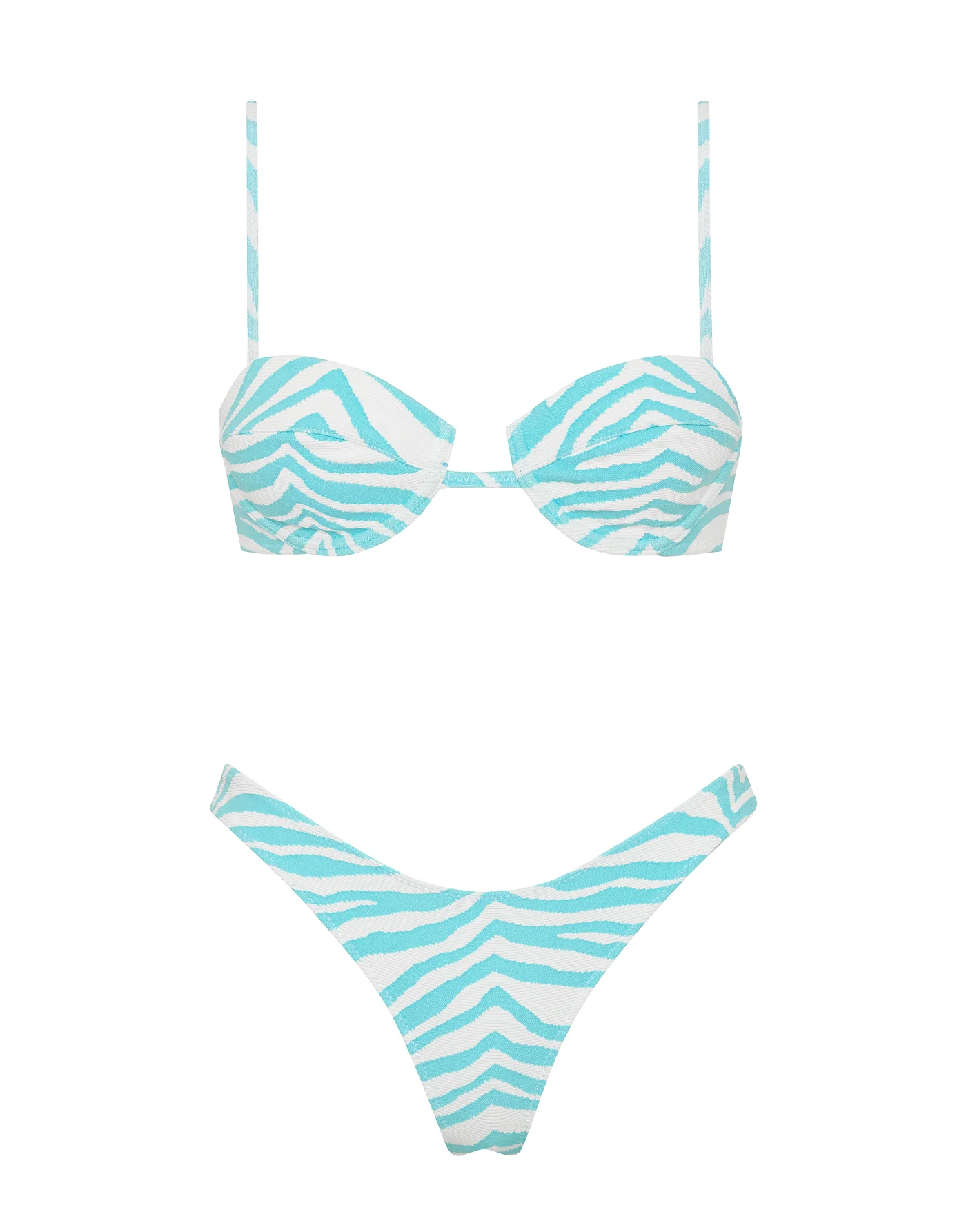 MALA - SKY ZEBRA SPLASH Balconette Bikini