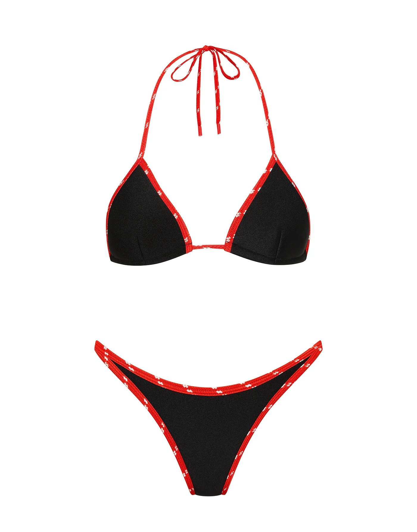 VINCA - BOSSA Neoprene Triangle Bikini Set