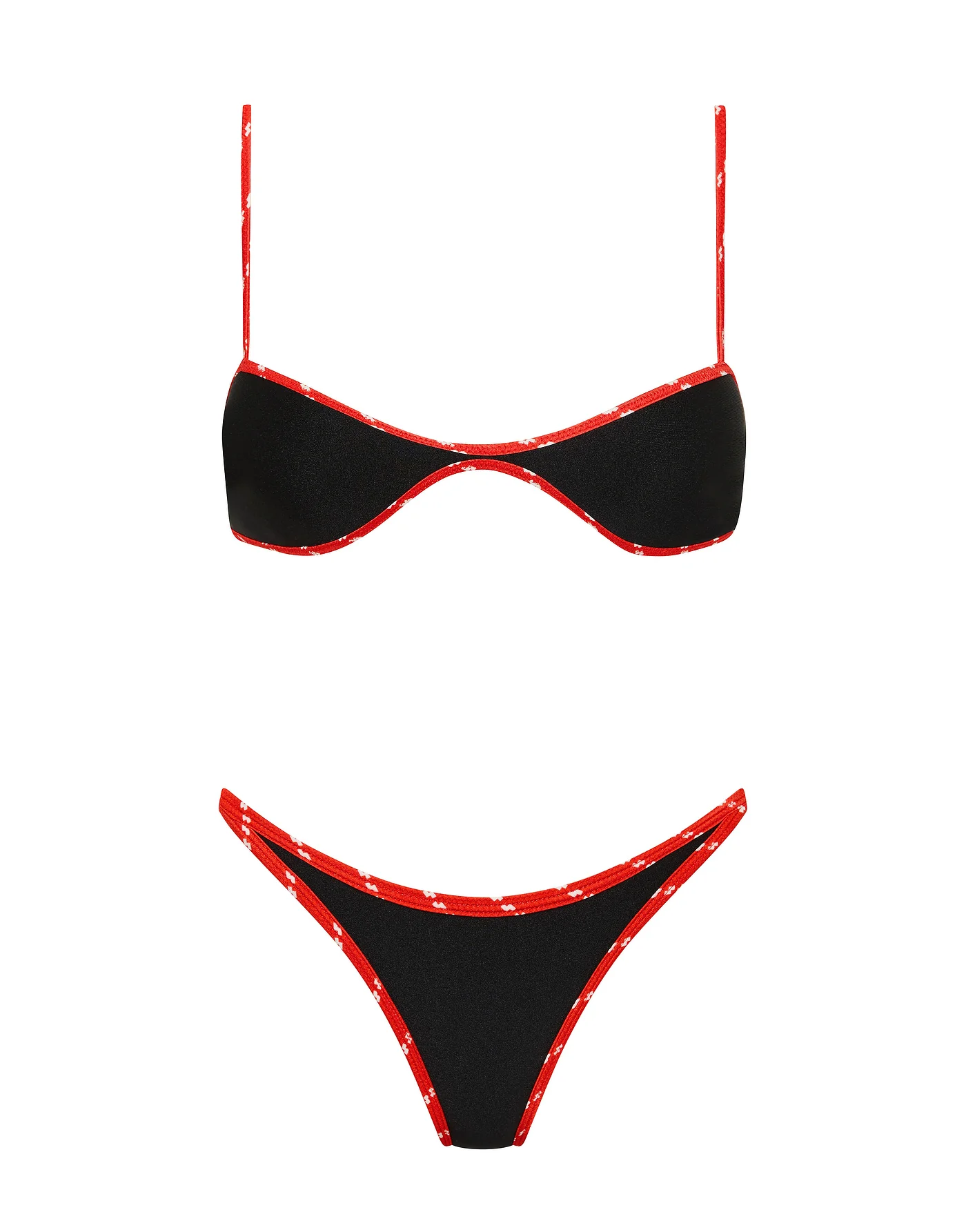 ESTE - BOSSA Neoprene Scoop Crop Bikini Set