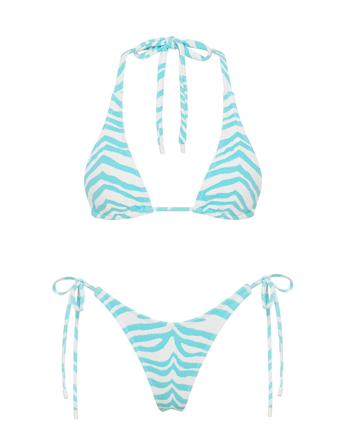 DARA - SKY ZEBRA SPLASH Triangle Bikini Set