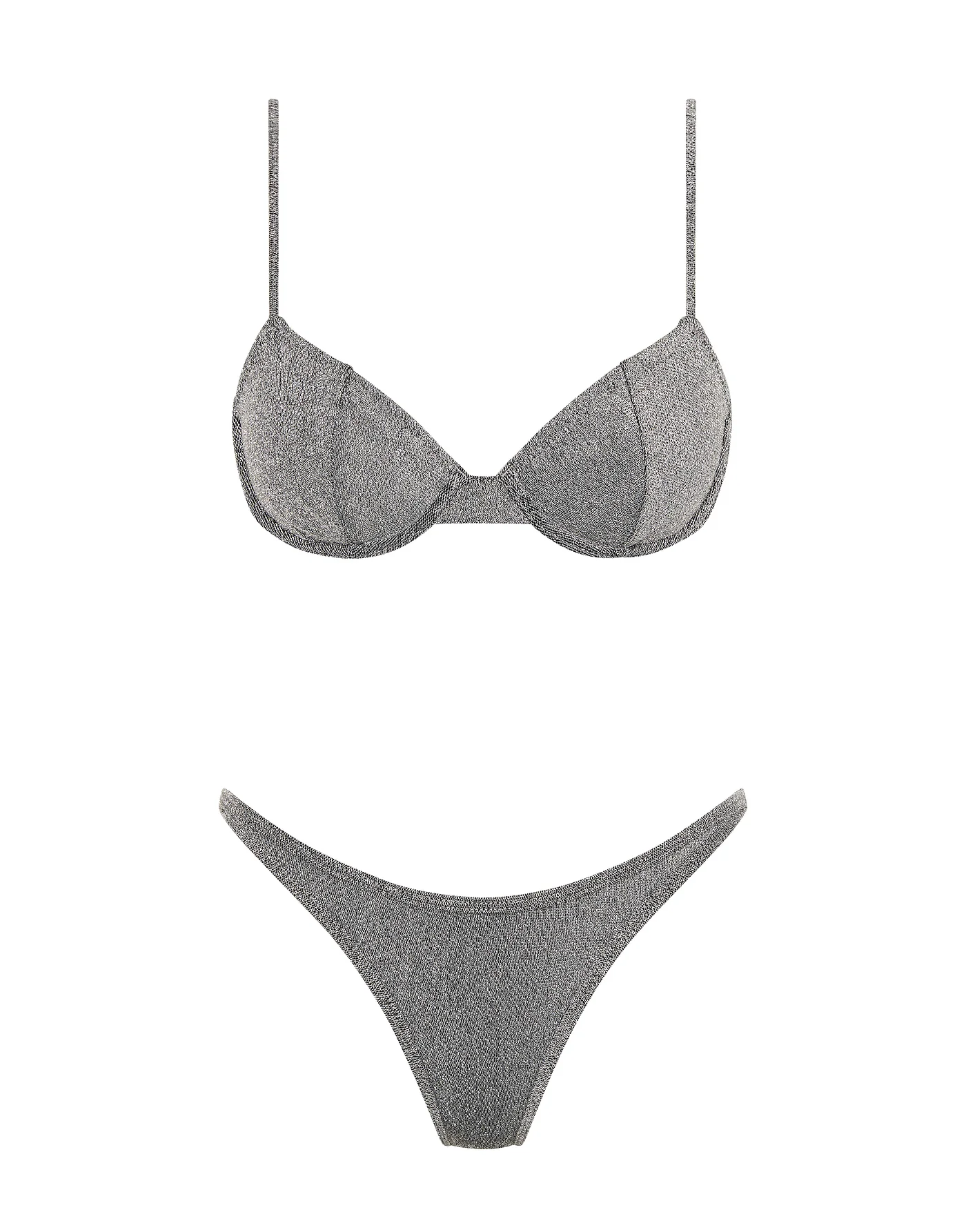 27-jara-silver-sparkle-balconette-bikini-6.webp JARA - SILVER SPARKLE Balconette Bikini