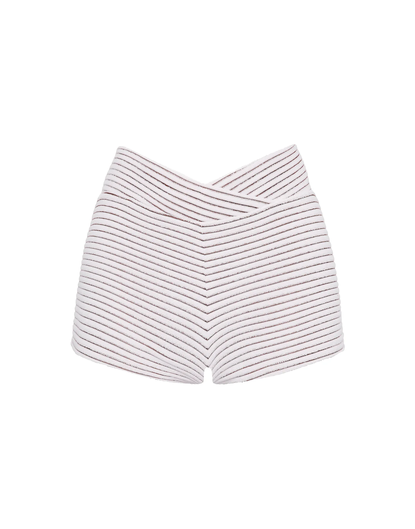 BOBBI - LUSAIL White Terry Towelling Short