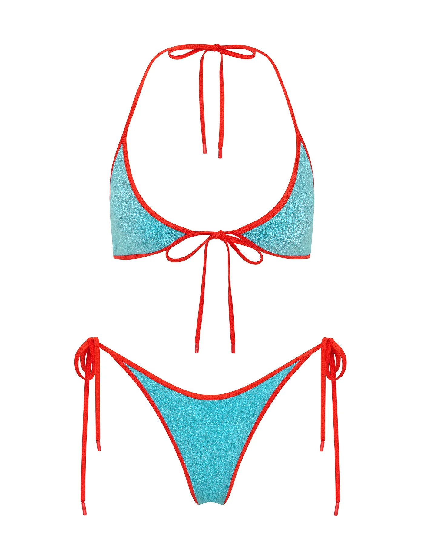 SOFI - AZURE SPARKLE Halter Bikini Set