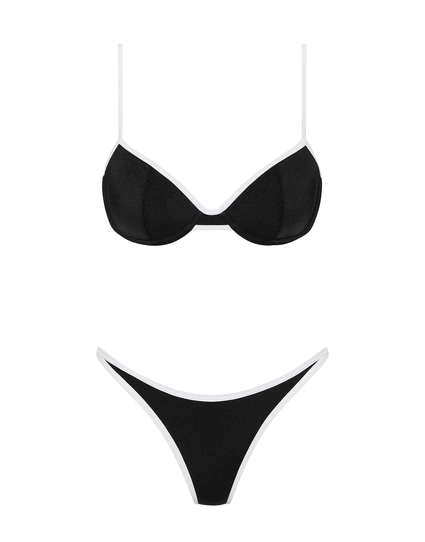 JARA - JETT Black Balconette Bikini - BUNDLE
