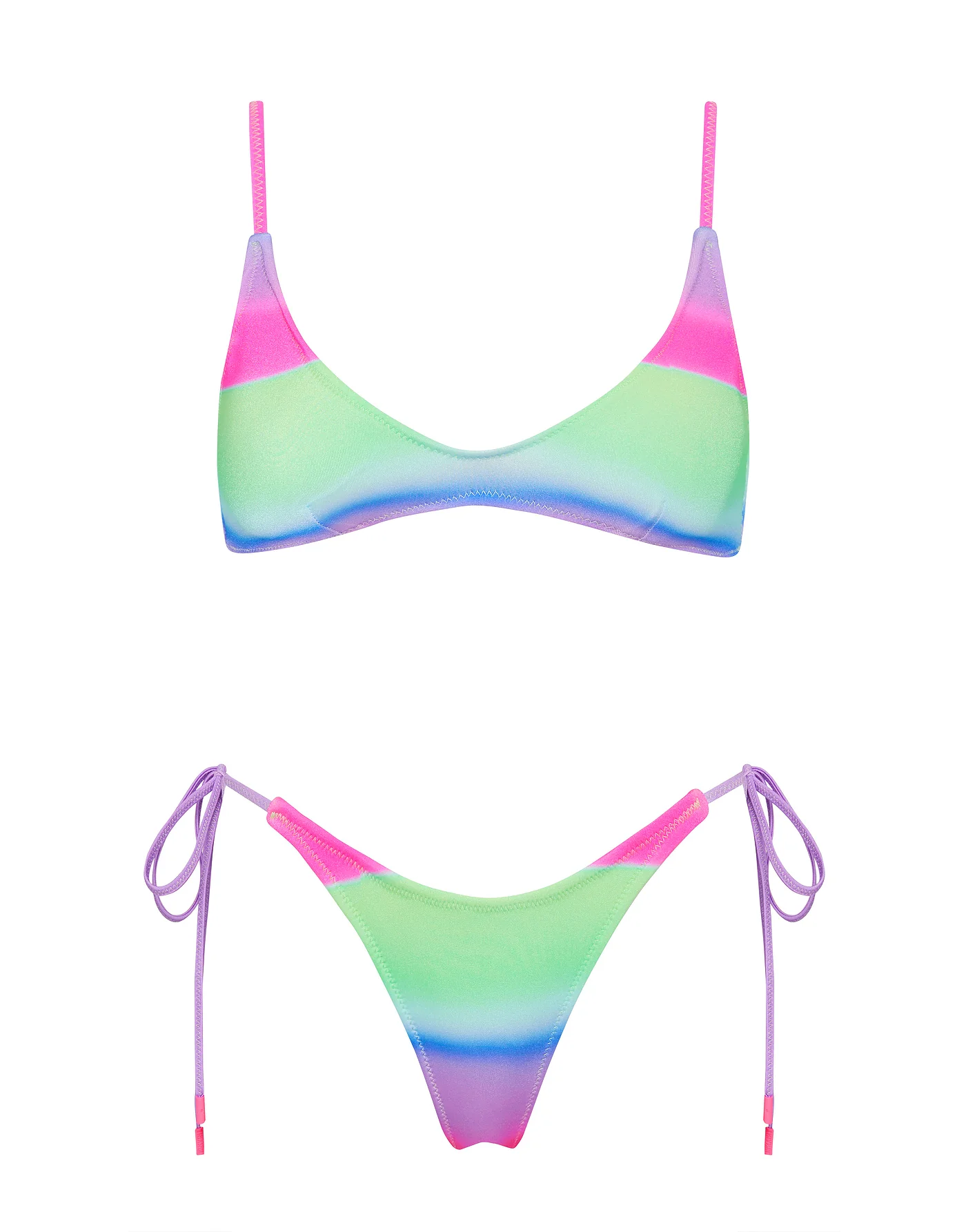 MAIA - PADDLE POP OMBRE Scoop Bikini Set
