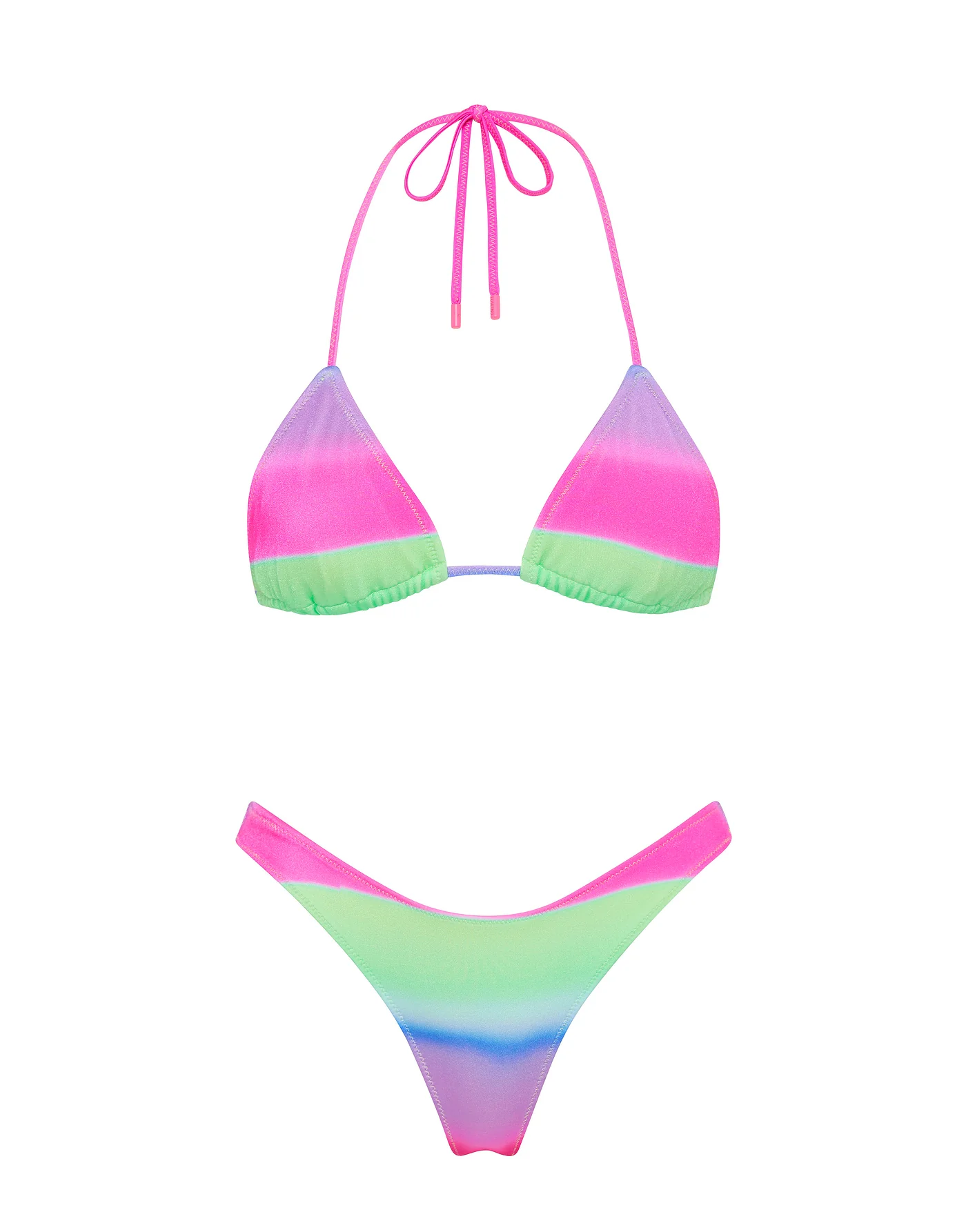 VINCA - PADDLE POP OMBRE Triangle Bikini Set