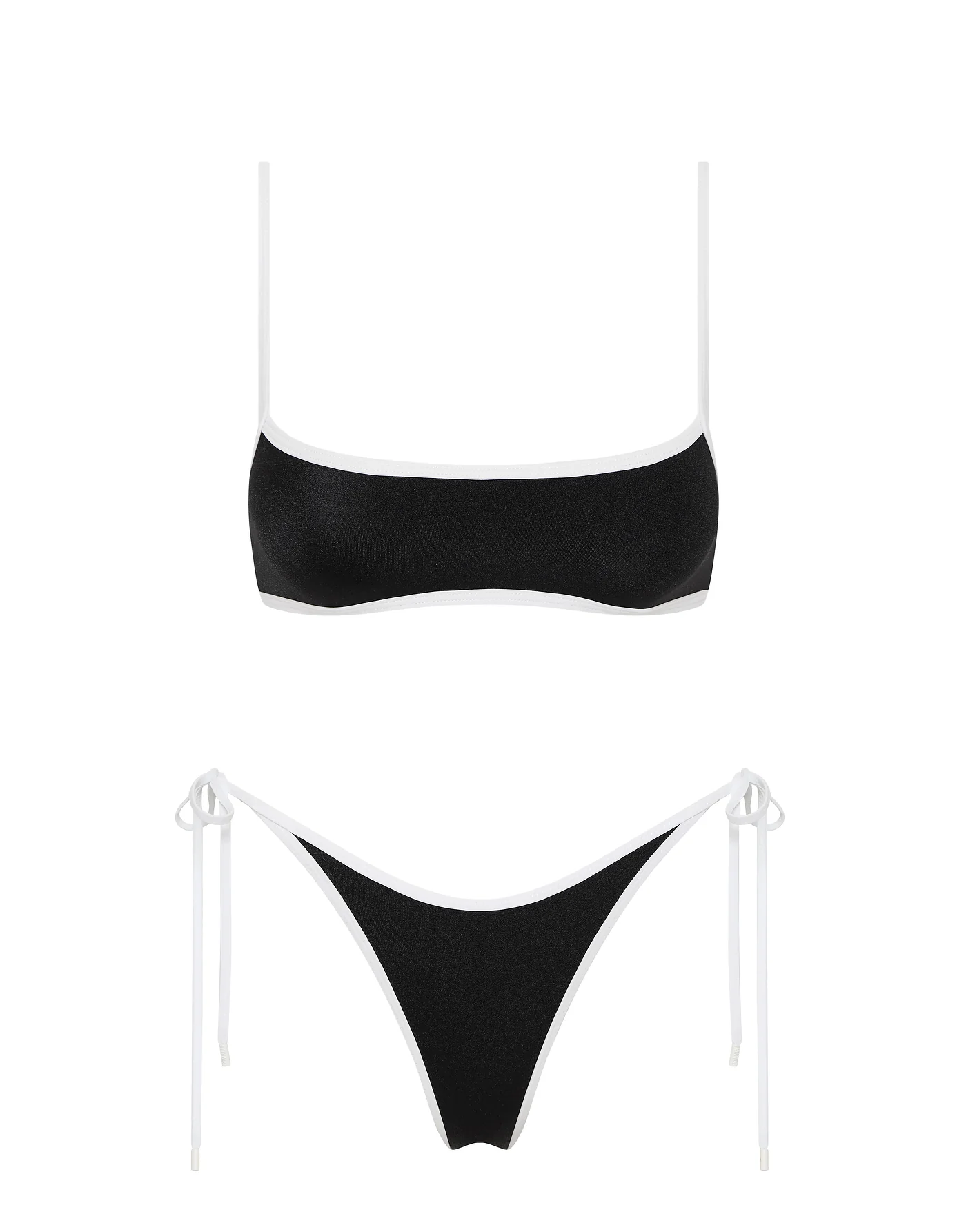 MIMA - JETT Black Crop Bikini Set